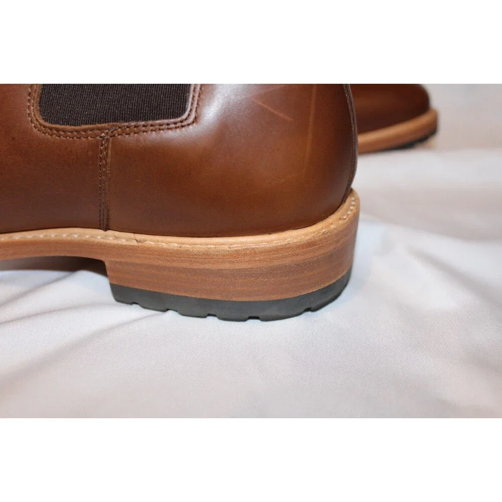 Nisolo Men's Brown Marco Everyday Chelsea‎ Leather Boots $268 NEW